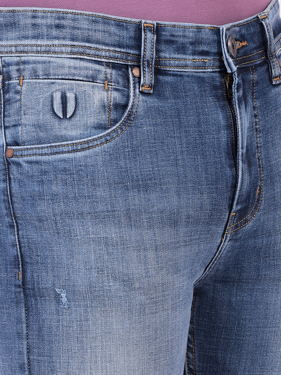 Numero Uno Men Solid Blue Jeans